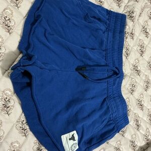 Under Armour Navy Blue Athletic Drawstring Shorts